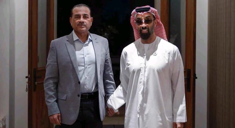 Asim Munir meets Sheikh Tahnoon bin Zayed during official visit to Abu Dhabi.