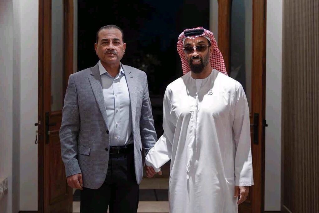 Asim Munir meets Sheikh Tahnoon bin Zayed during official visit to Abu Dhabi.