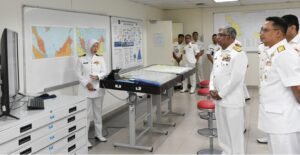 Pakistan Navy chief during an official visit to Malaysia for talks on regional maritime security.