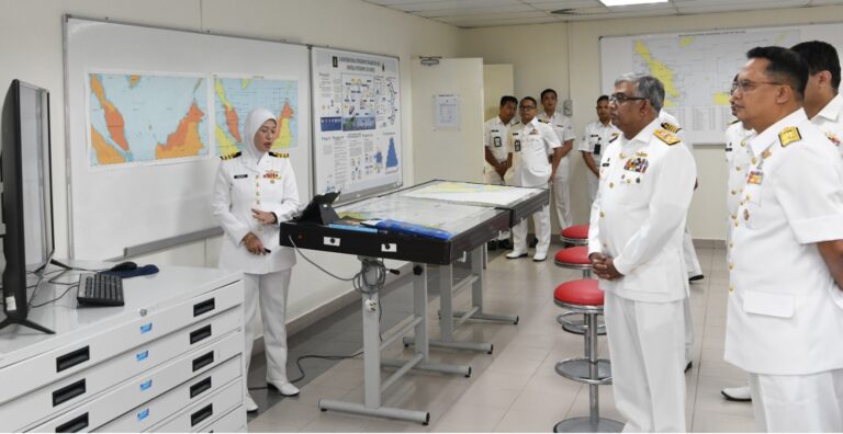 Pakistan Navy chief during an official visit to Malaysia for talks on regional maritime security.