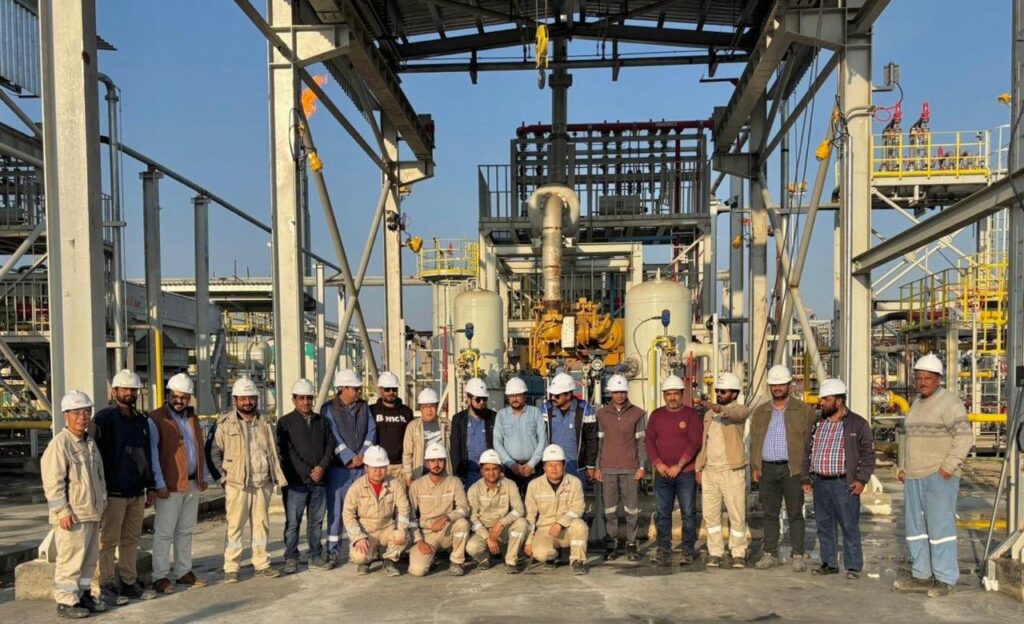 Compression facilities installed at OGDCL’s Dakhni gas field to enhance production capacity and reliability.