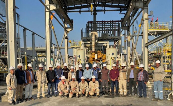 Compression facilities installed at OGDCL’s Dakhni gas field to enhance production capacity and reliability.