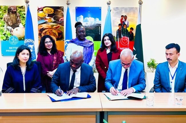 FAO, MNSUAM sign agreement to advance groundwater sustainability study in Southern Punjab