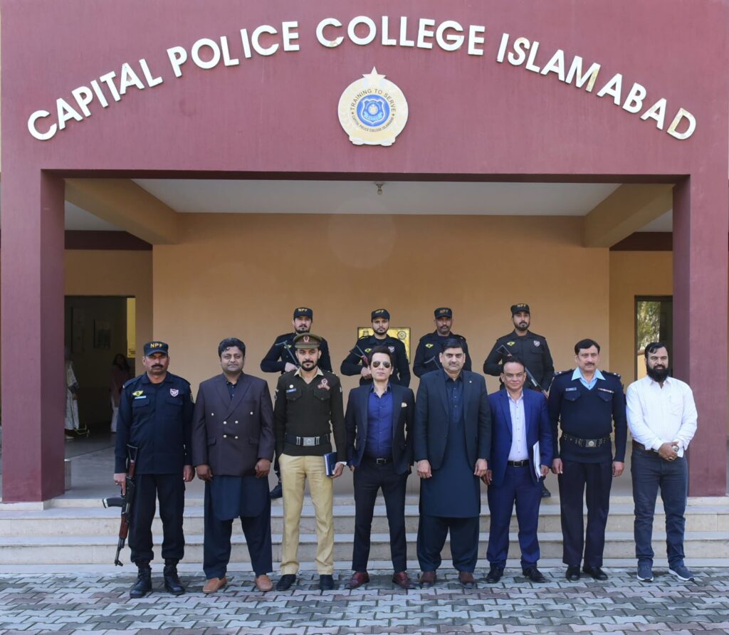 FBR officials conduct tax awareness seminar at Capital Police College in Islamabad.