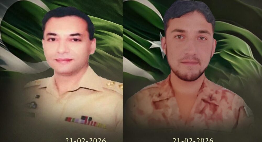 Pakistan Army convoy in Bannu after suicide bombing that killed two soldiers, according to ISPR.