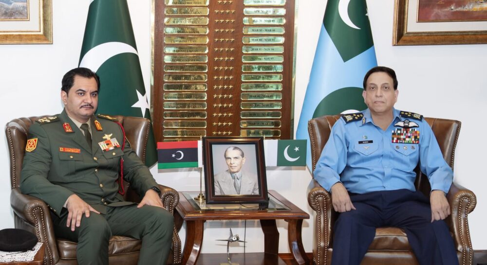 Libyan armed forces deputy chief meets Pakistan air chief in Islamabad