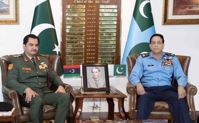 Libyan armed forces deputy chief meets Pakistan air chief in Islamabad