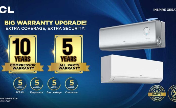 TCL Brings Industry-Leading Warranty: 10-Year Compressor and 5-Year All-Parts Coverage for Acs