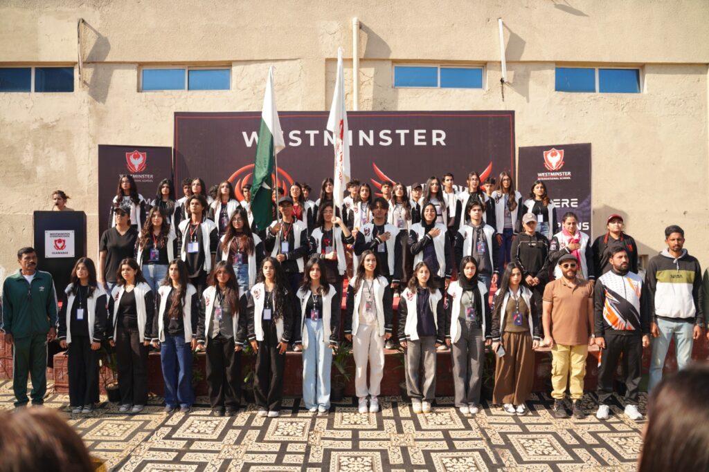 Students compete during Phoenix Fest and Mavericks 2026 at Westminster International School Bahria Campus.