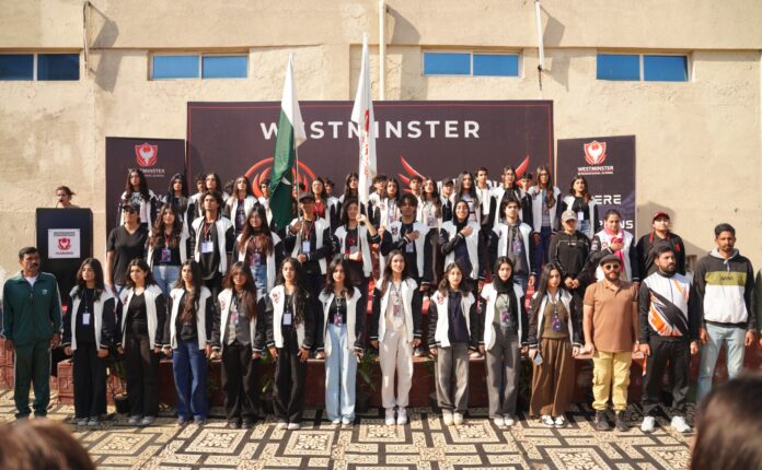 Students compete during Phoenix Fest and Mavericks 2026 at Westminster International School Bahria Campus.