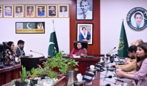 Beneficiaries receiving Benazir Kafalat payment under BISP in Pakistan.
