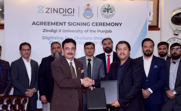 Punjab University partners with Zindigi to introduce Raast Dynamic QR for fee payments
