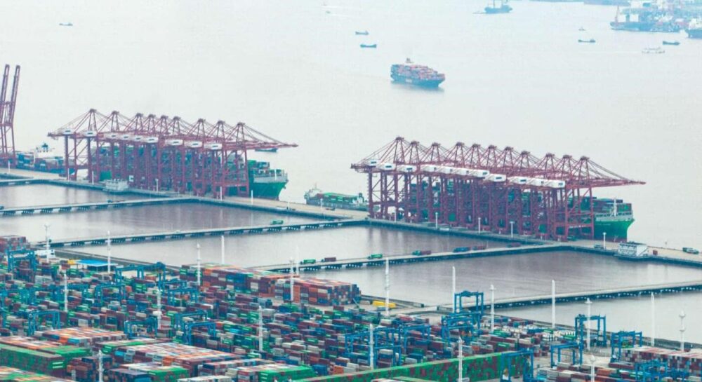 Ningbo-Zhoushan Port and China’s industrial activity illustrating daily economic growth and global trade connections