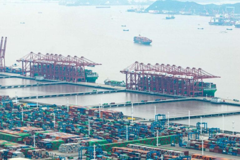 Ningbo-Zhoushan Port and China’s industrial activity illustrating daily economic growth and global trade connections