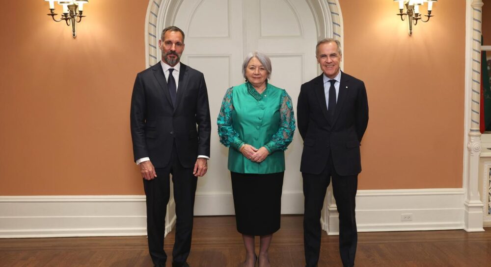 Aga Khan meets Canadian Prime Minister Mark Carney during his first official visit to Canada in Ottawa