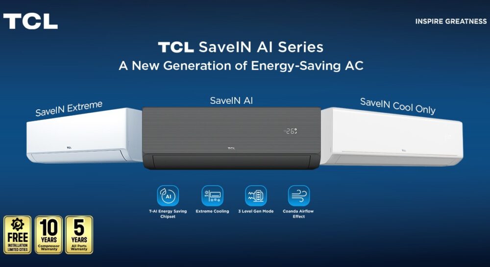 TCL introduces SaveIN Series air conditioners in Pakistan with focus on energy efficiency