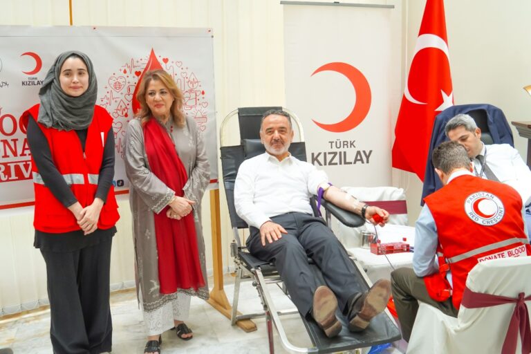 PRCS, Turkish Red Crescent organise joint blood donation drive in Islamabad PRCS, Turkish Red Crescent organise joint blood donation drive in Islamabad