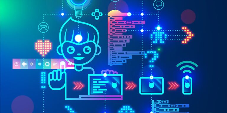 Pakistani children using AI platforms and digital apps amid growing online safety concerns.