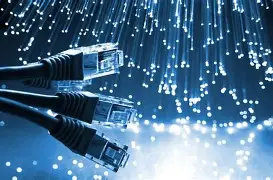 Workers install broadband expansion infrastructure in a remote area of Balochistan, Pakistan.