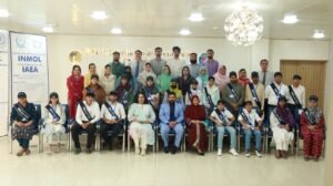 AECH INMOL volunteer programme inducts students in Lahore to support cancer patients and attendants.