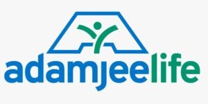 A user accessing the Adamjee Life Digital app to manage insurance policies and claims through a mobile device.