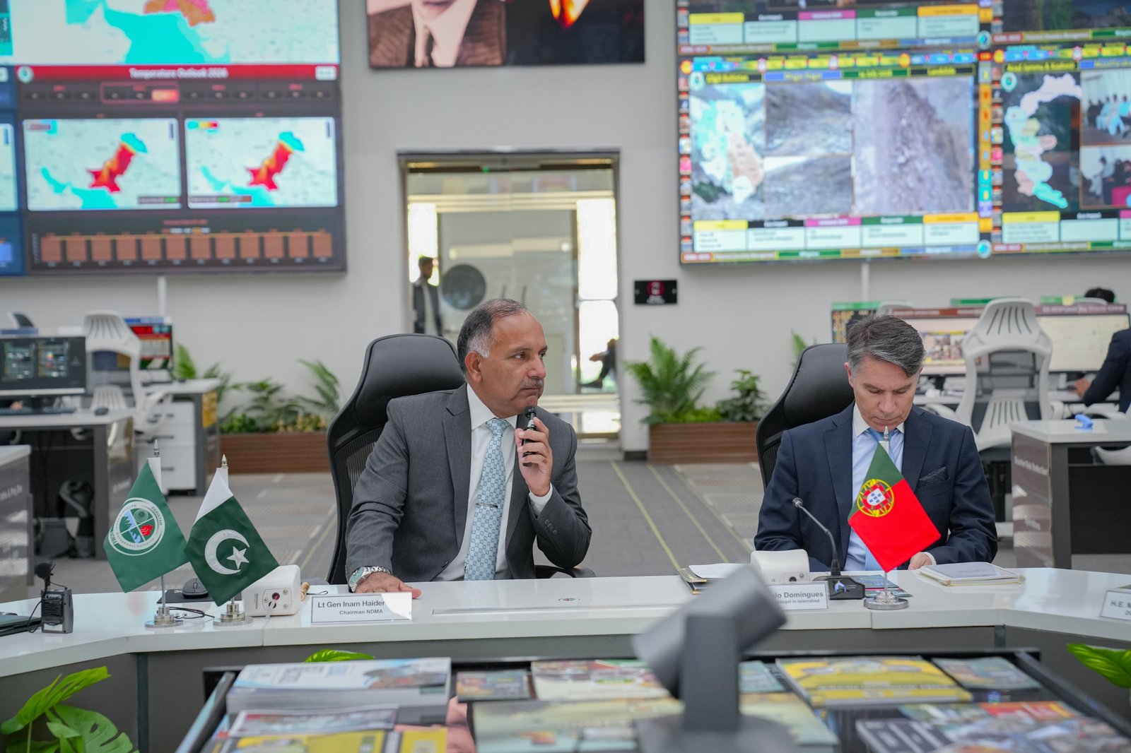 Portugal delegation visits NDMA to discuss disaster preparedness, climate resilience