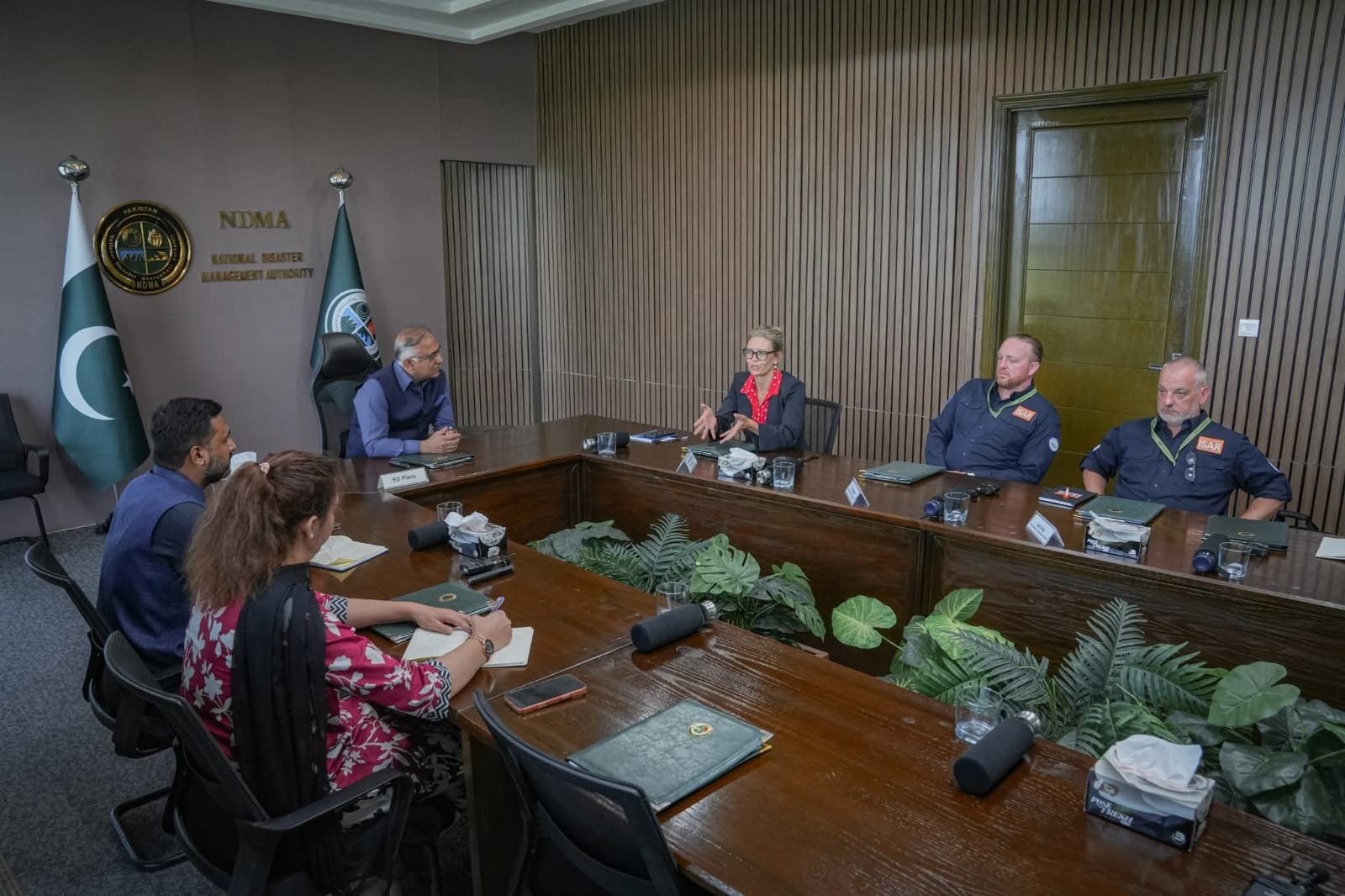 UK Search and Rescue Team Visits NDMA to Enhance Disaster Response Cooperation