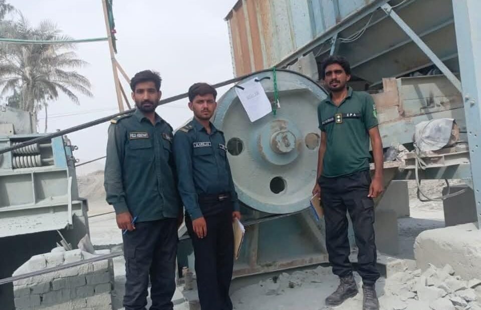 EPA Sargodha Seals Four Stone-Crushing Units Over Smog Rule Violations