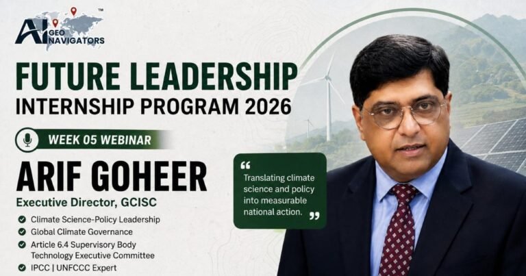 AI Geo Navigators’ Future Leadership Internship Programme Enters Week 05 with Geospatial AI Training and Climate Policy Webinar