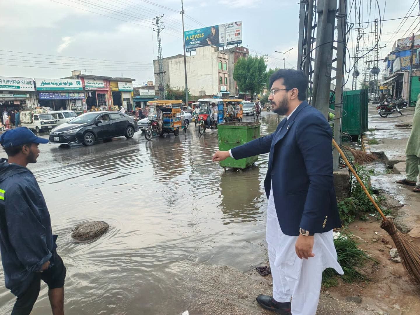 Assistant Commissioner Chakwal Reviews Monsoon Arrangements, Hospital Services