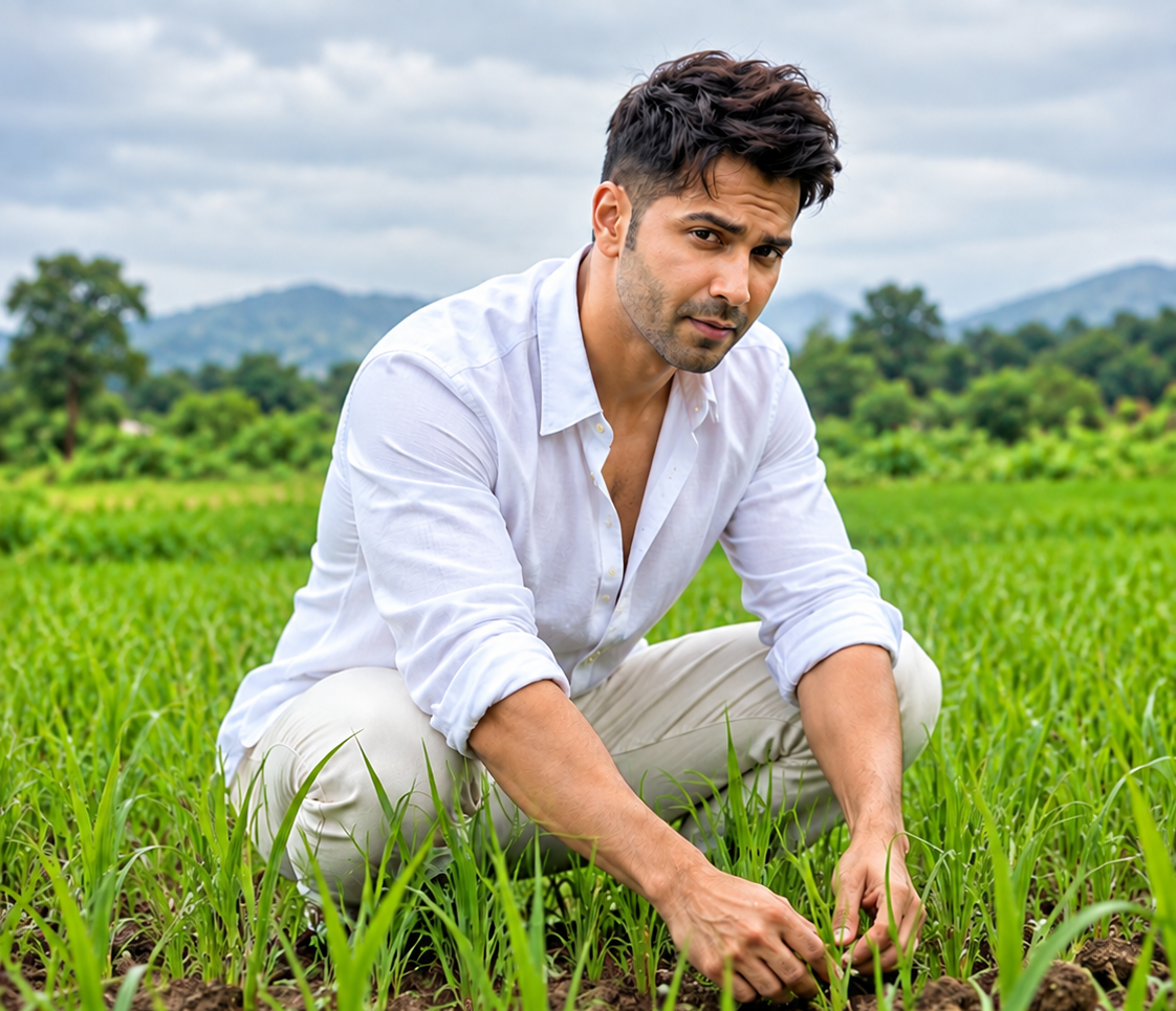 Varun Dhawan Raises Concern Over Declining Soil Nutrients After Farm Visit