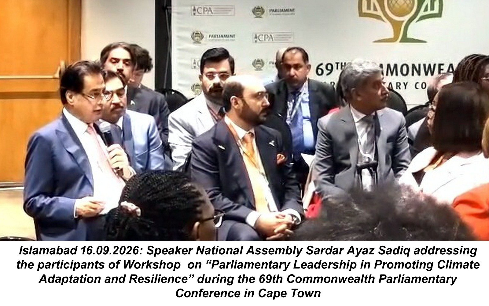 NA Speaker Highlights Water and Climate Challenges at Commonwealth Parliamentary Conference