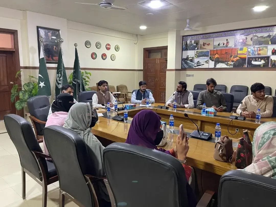 PCF Balochistan Students Visit PDMA to Learn About Disaster Preparedness