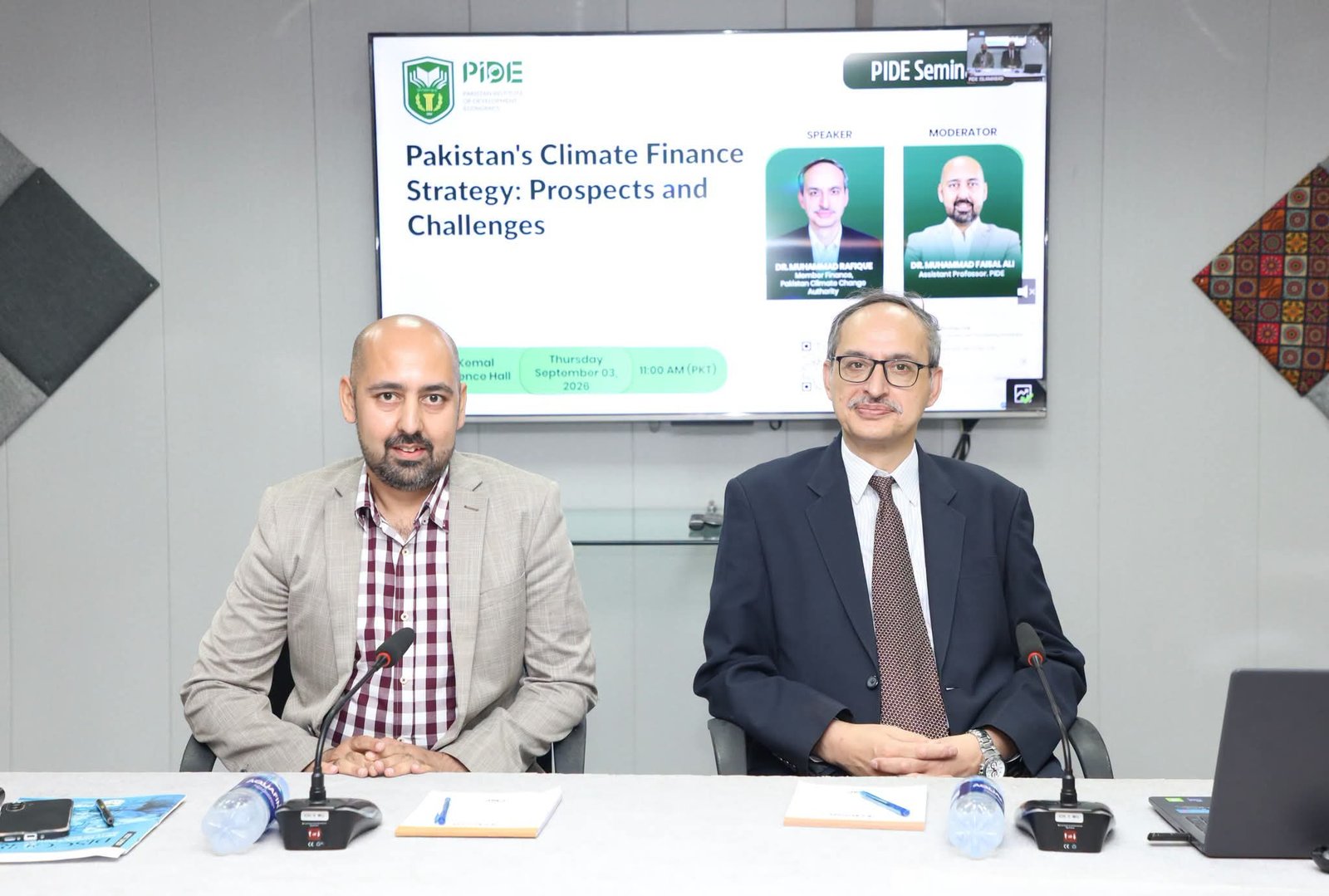 PIDE Seminar Highlights Pakistan’s Need for Coordinated Climate Finance Strategy