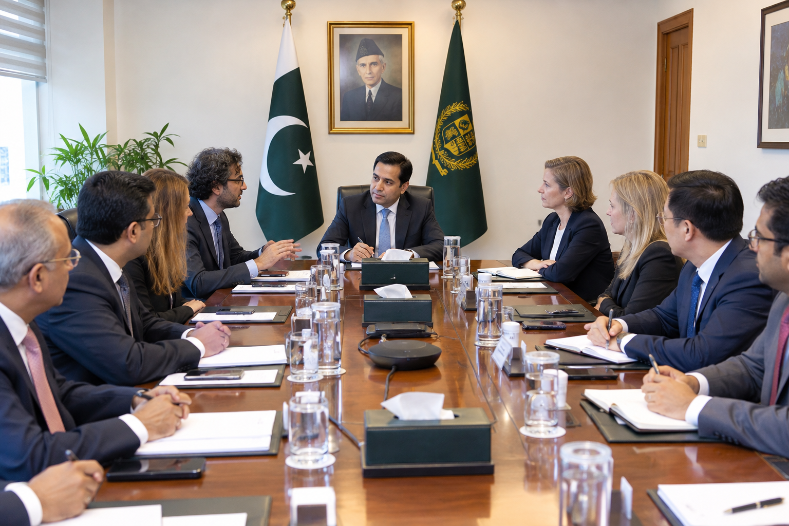 Pakistan-China Institute Delegation Discusses Energy Policy and Climate Goals with Finance Minister