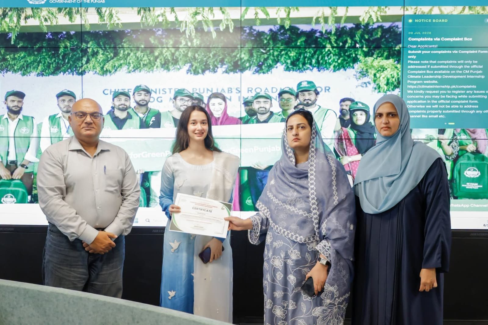 Top 15 Climate Interns Honoured at High Tea in Punjab