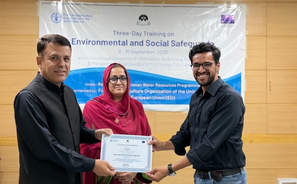 FAO Holds Safeguards Training in Quetta