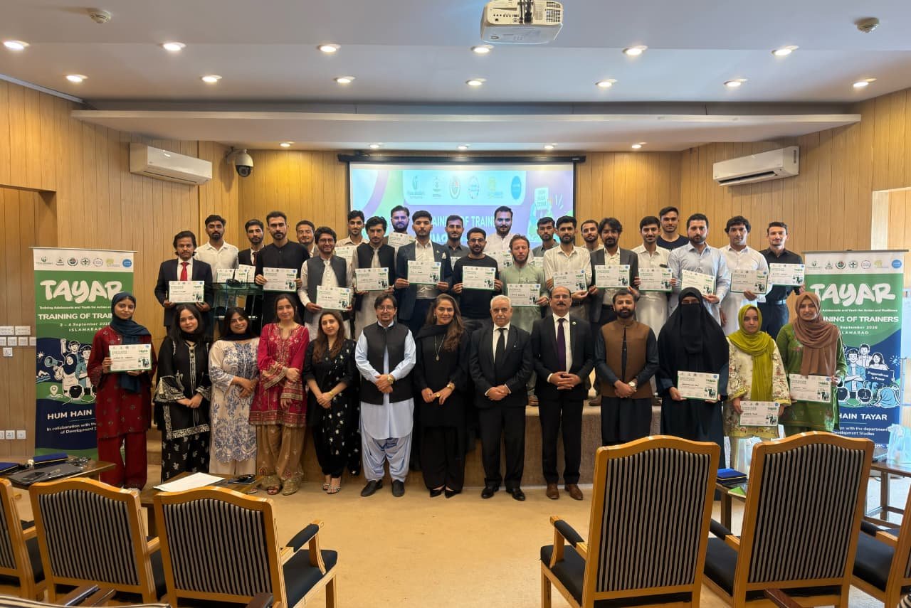 Youth Leaders Trained to Drive Climate Resilience and Disaster Preparedness Across Pakistan
