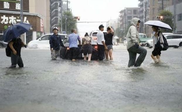 At Least One Killed, 40 Injured as Record Rainfall Triggers Flooding in Central Japan