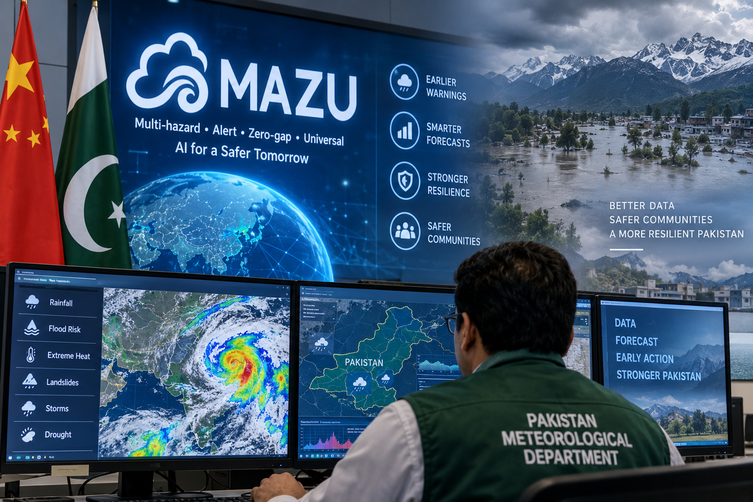Pakistan is using a version of China’s MAZU AI weather system to support forecasting and early warning efforts amid growing climate-related risks.