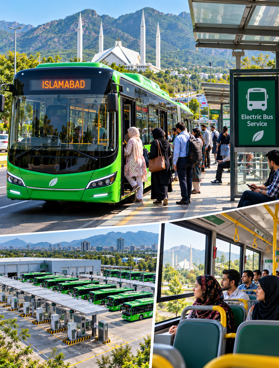 CDA Commitment for provision of Modern, Environment Friendly Electric Bus Service to address transpiration needs of citizen in Islamabad