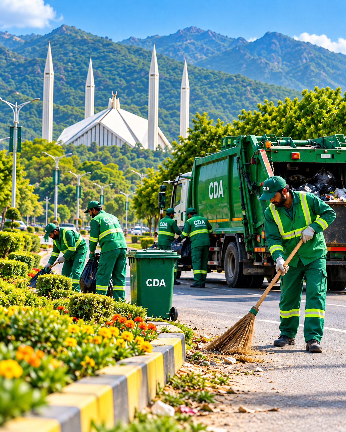 CDA Intensifies Citywide Cleanliness Campaign to Keep Islamabad Green and Pollution-Free