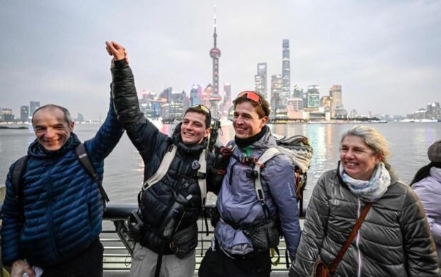 Two French travelers walk all the way to China in 518 days