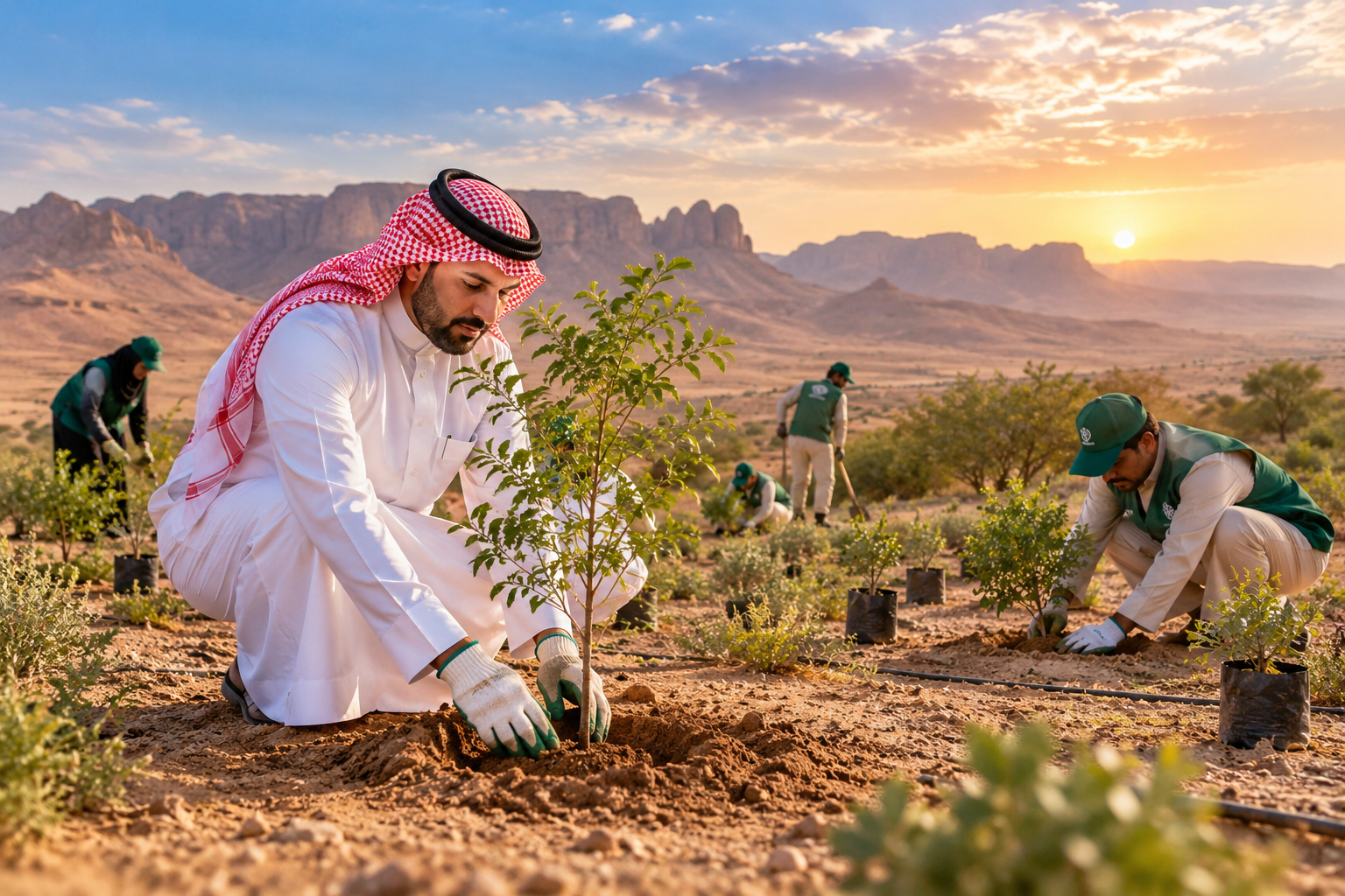 Saudi Arabia Targets 60,000 Hectares for Rehabilitation Under 2026 Greening Campaign