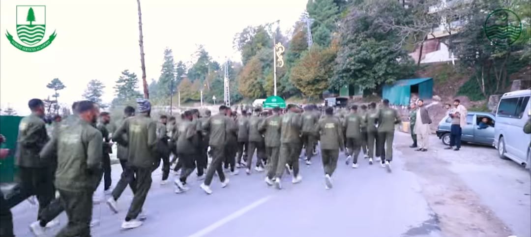 Forest Services Academy Holds 10-KM Marathon from Jhika Gali to Bansra Gali