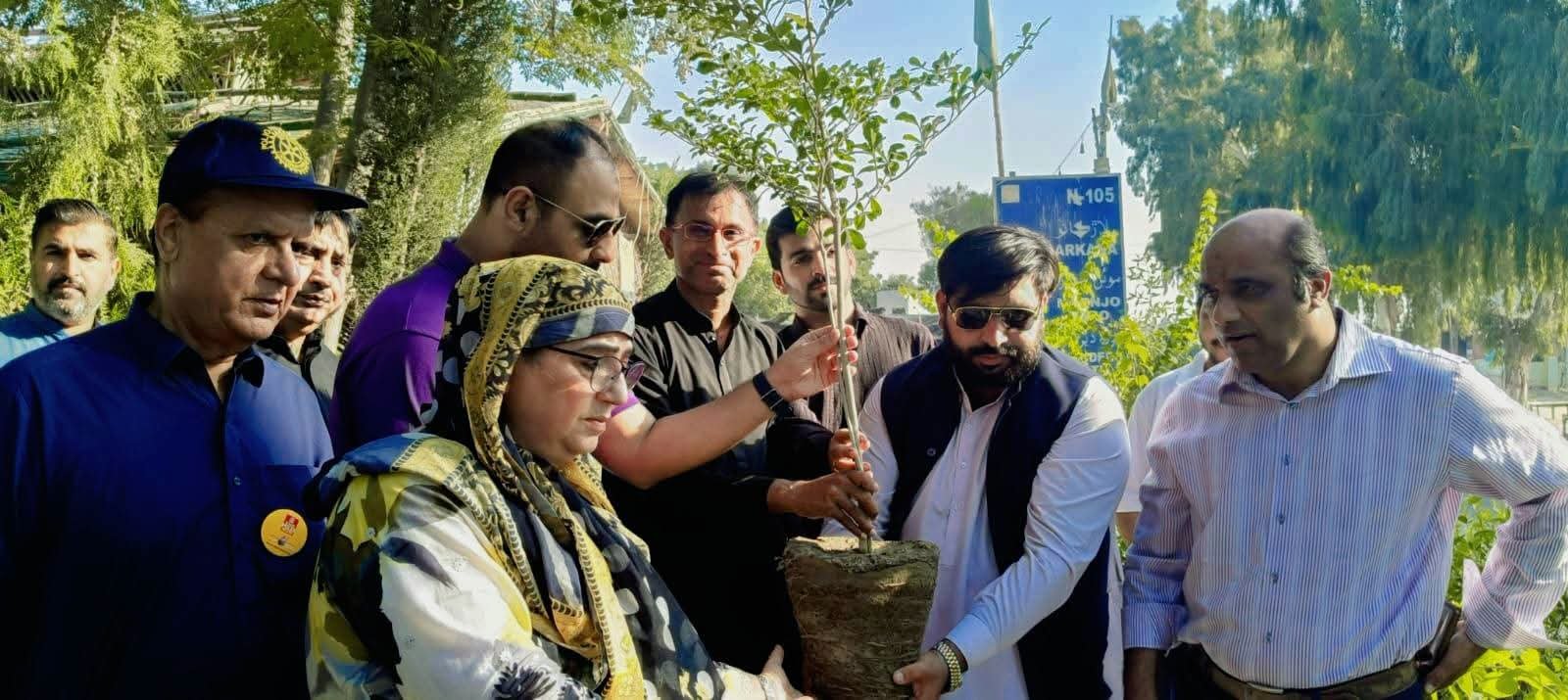 Green Sindh Foundation, Rotary Club Launch Tree Plantation Drive in Sindh
