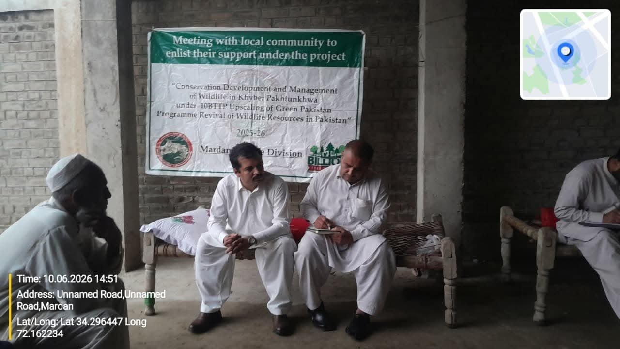 Local Communities Join Wildlife Conservation Efforts in Mardan