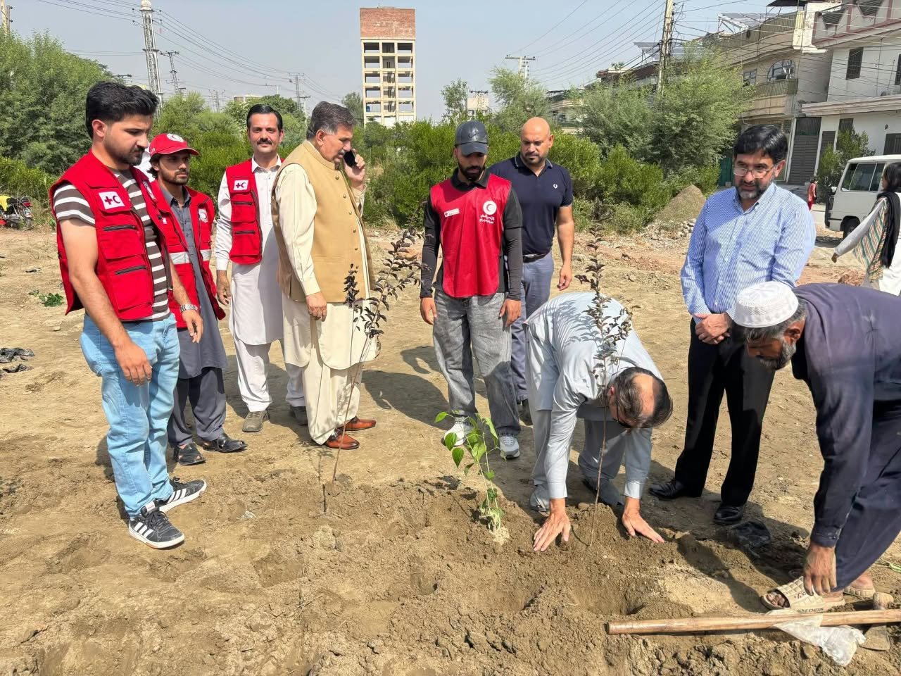 PRCS KP Joins Urban Forestation Drive in Peshawar to Support Climate Resilience