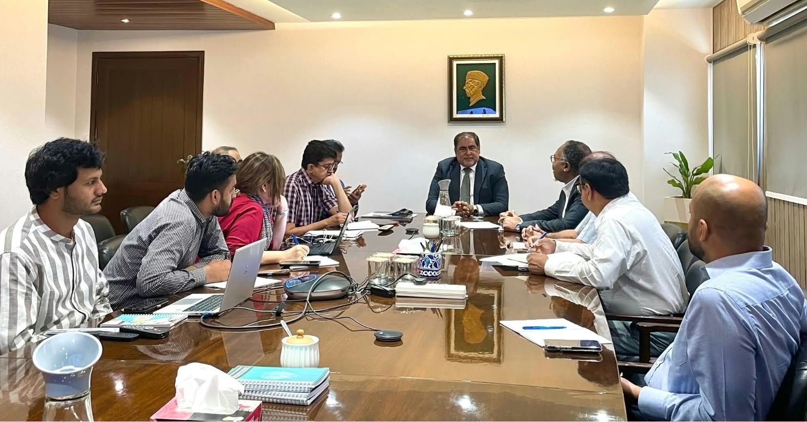 Sindh Barrages Improvement Project Reviews Conservation Measures for Endangered Indus Dolphin