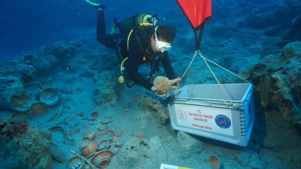 2,100-Year-Old Shipwreck Discovered Off Turkey, Ancient Pottery Recovered